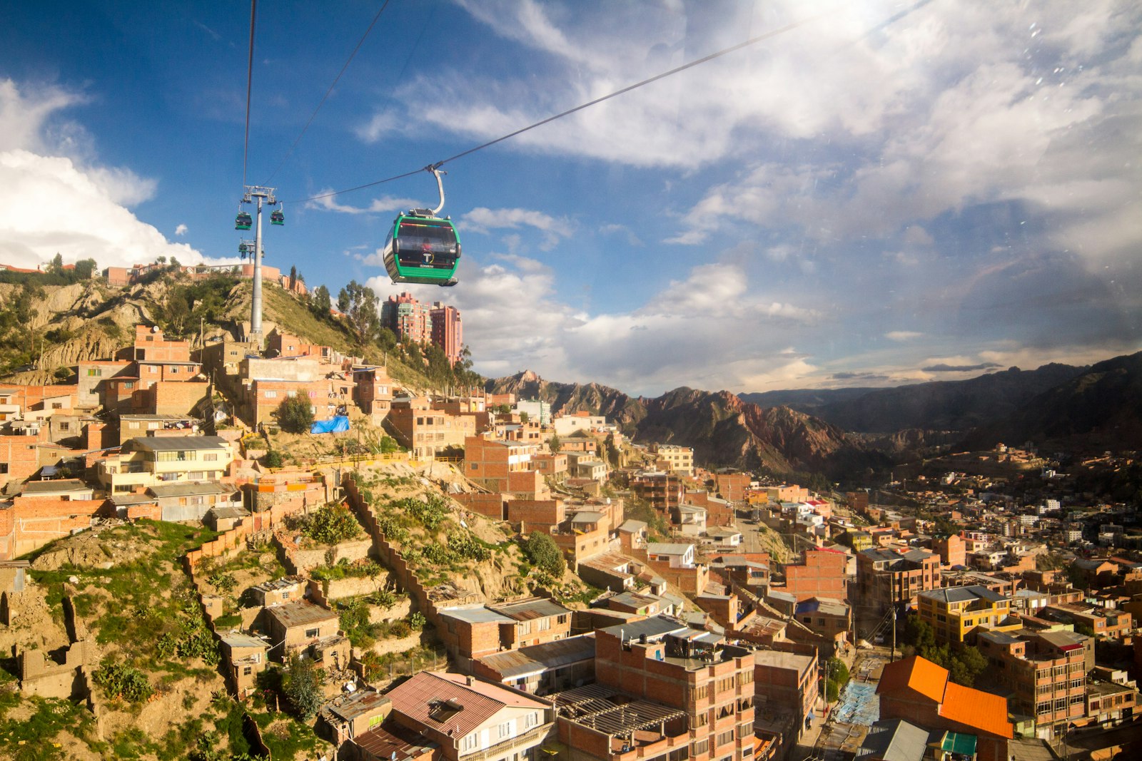 View of La Paz, Bolivia — urban development and high-rise buildings